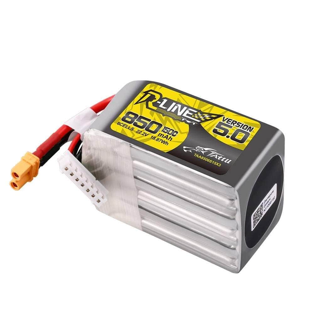  Tattu R-Line Version 5.0 850mAh 6S 22.2V 150C LiPo Battery - XT30、mySite、merchandisen