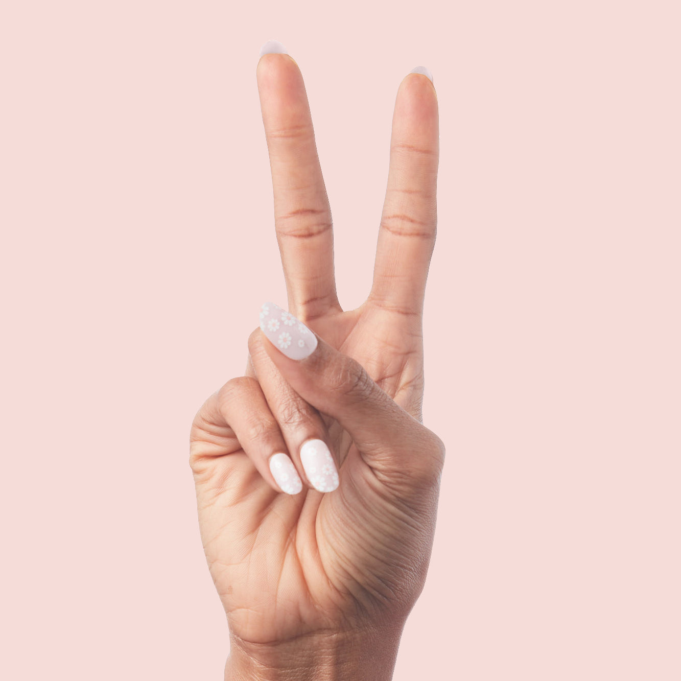 Flower Shower - Press-On | Short | Round、mySite、solidvoid