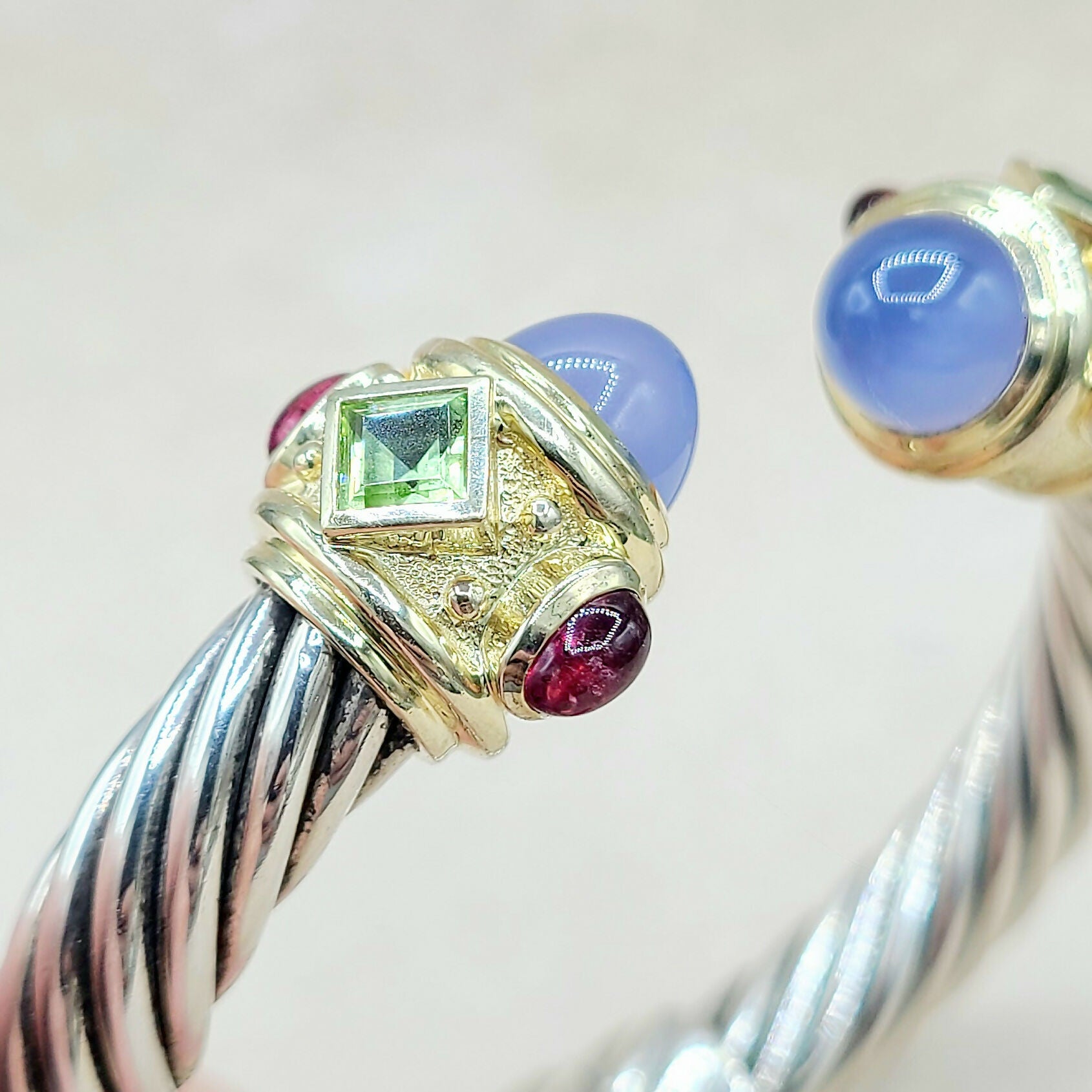 David Yurman Renaissance Bracelet 10mm Chalcedony & Gold、mySite、hinf8tx79