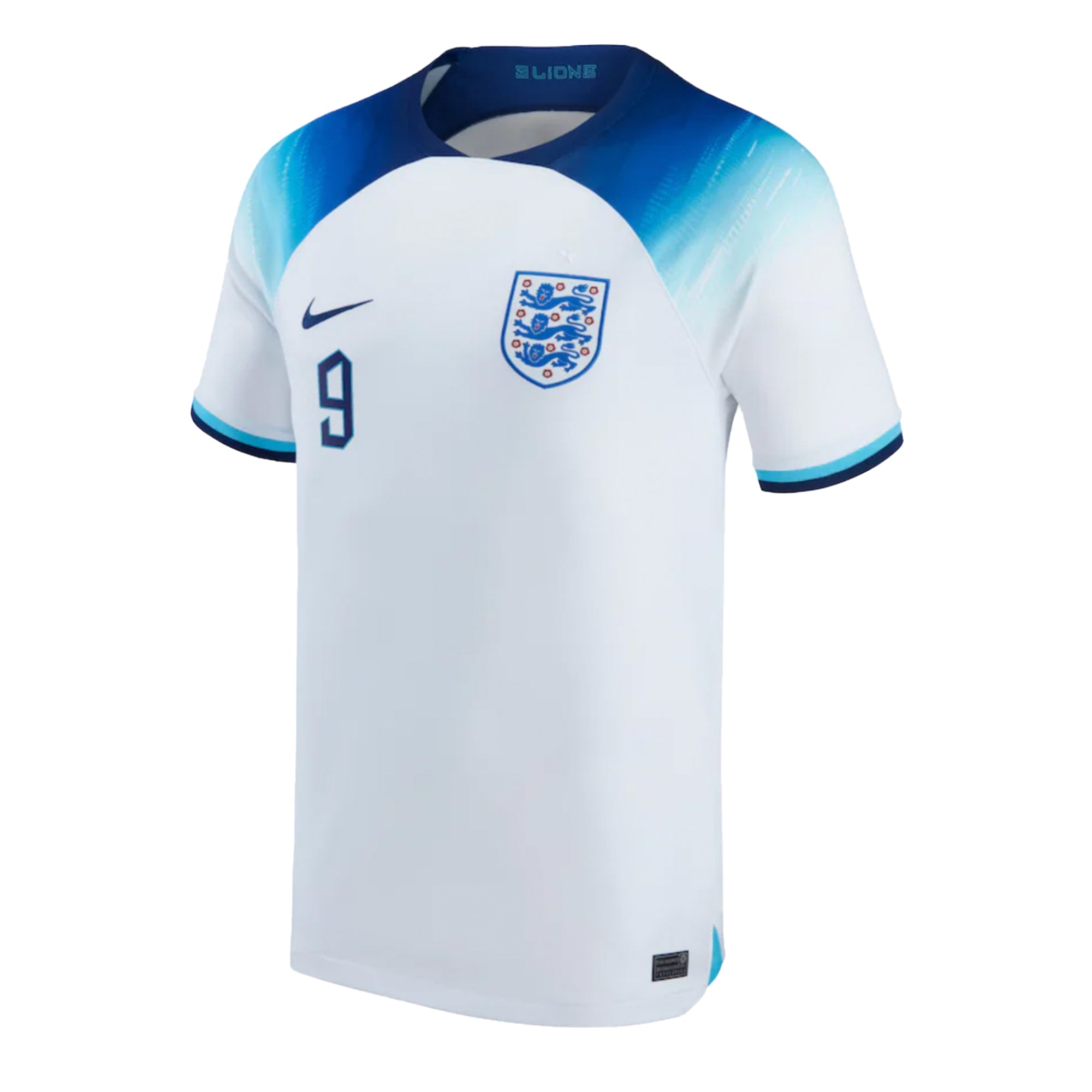 Nike Men's England 2022/23 Dri-FIT ADV Home Jersey w/ Kane #9 Printing、mySite、bottomscart