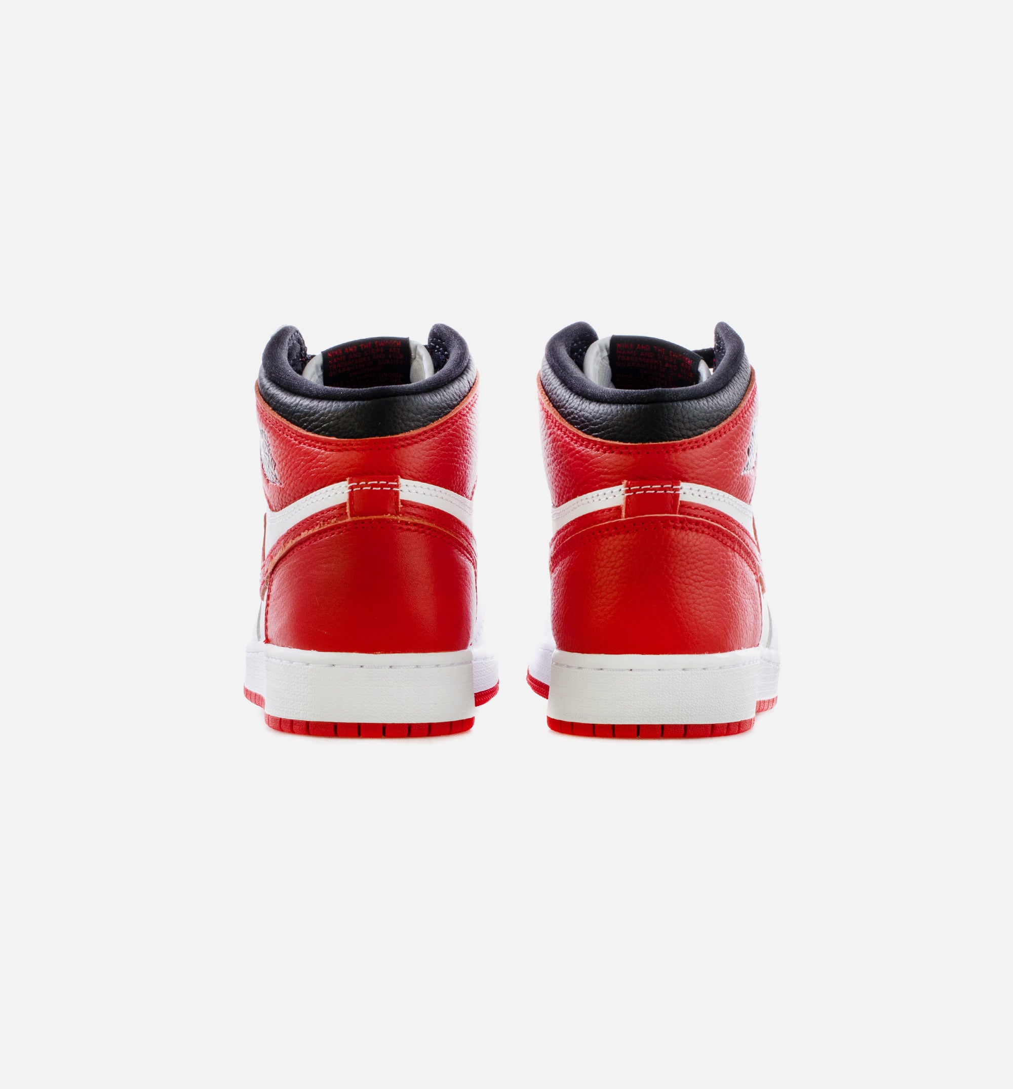 Air Jordan 1 Retro High OG Heritage Grade School Lifestyle Shoe - White/Red/Black Free Shipping、mySite、dreamappss