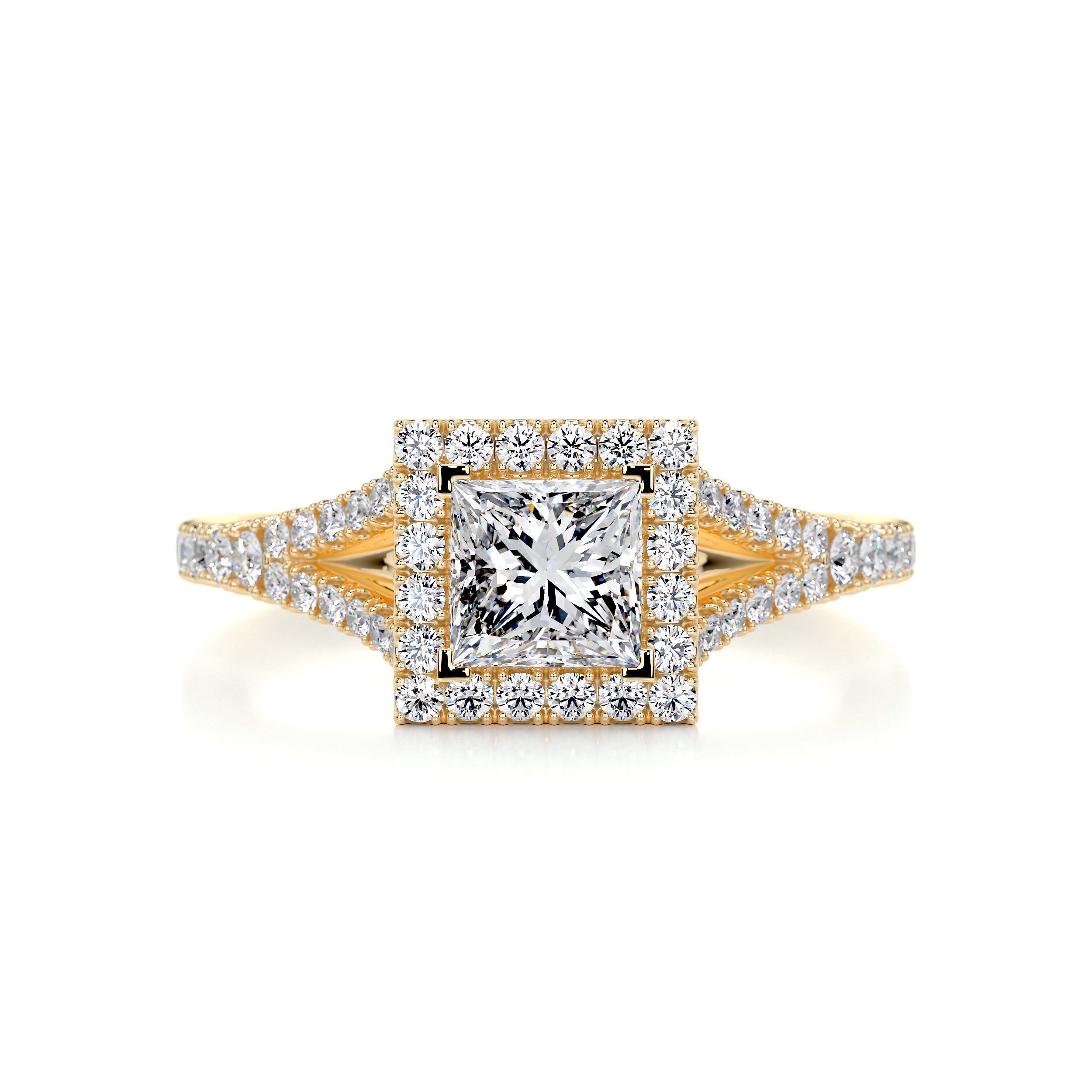 Celia Diamond Engagement Ring -18K Yellow Gold、mySite、hinf8tx79