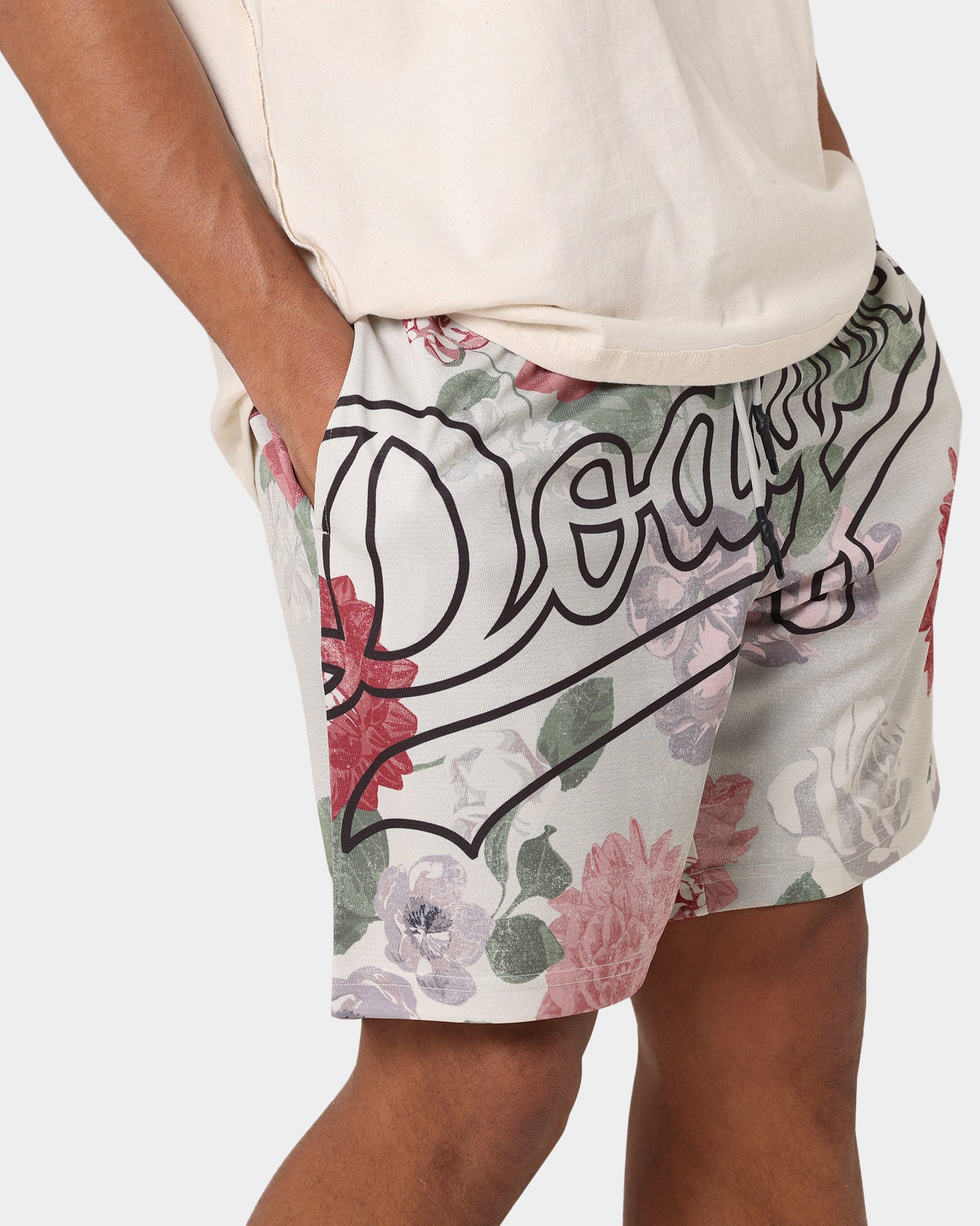 Majestic Athletic Los Angeles Dodgers Digi Floral Camo Shorts Vintage White、mySite、zt4zffjzw