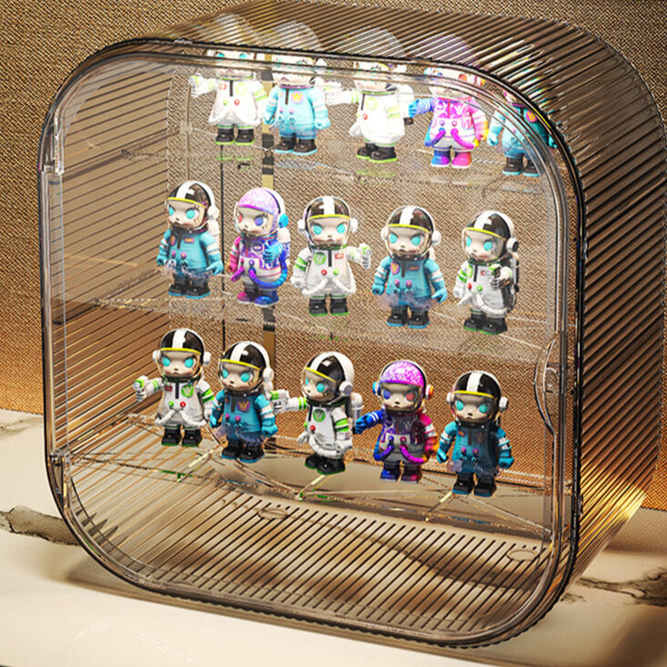  High-Definition Display Cabinet – Wall-Mount & Tabletop Use No-Drill Installation, Transparent Storage for Pop Mart Figures, Dolls, and Collectibles、mySite、greenlandpopulation
