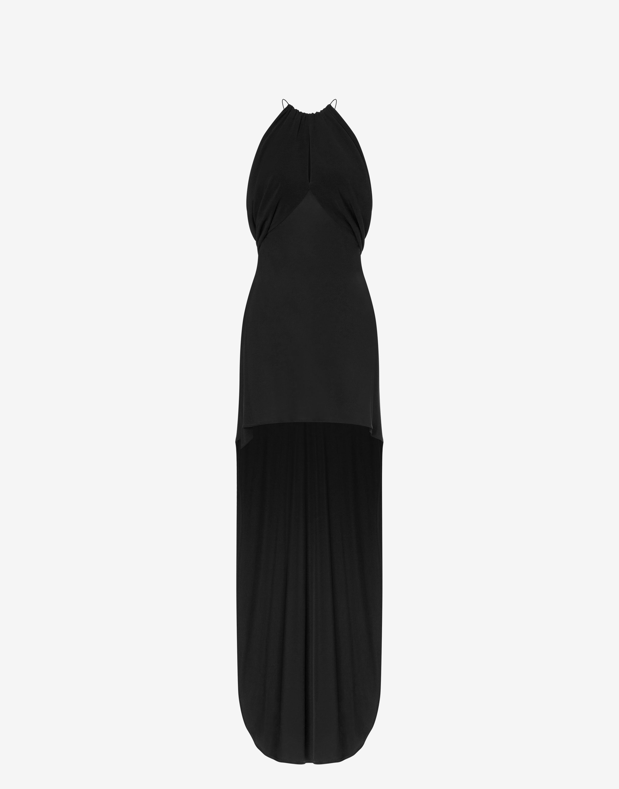 Minidress in light crêpe con strascico、mySite、aoinhome