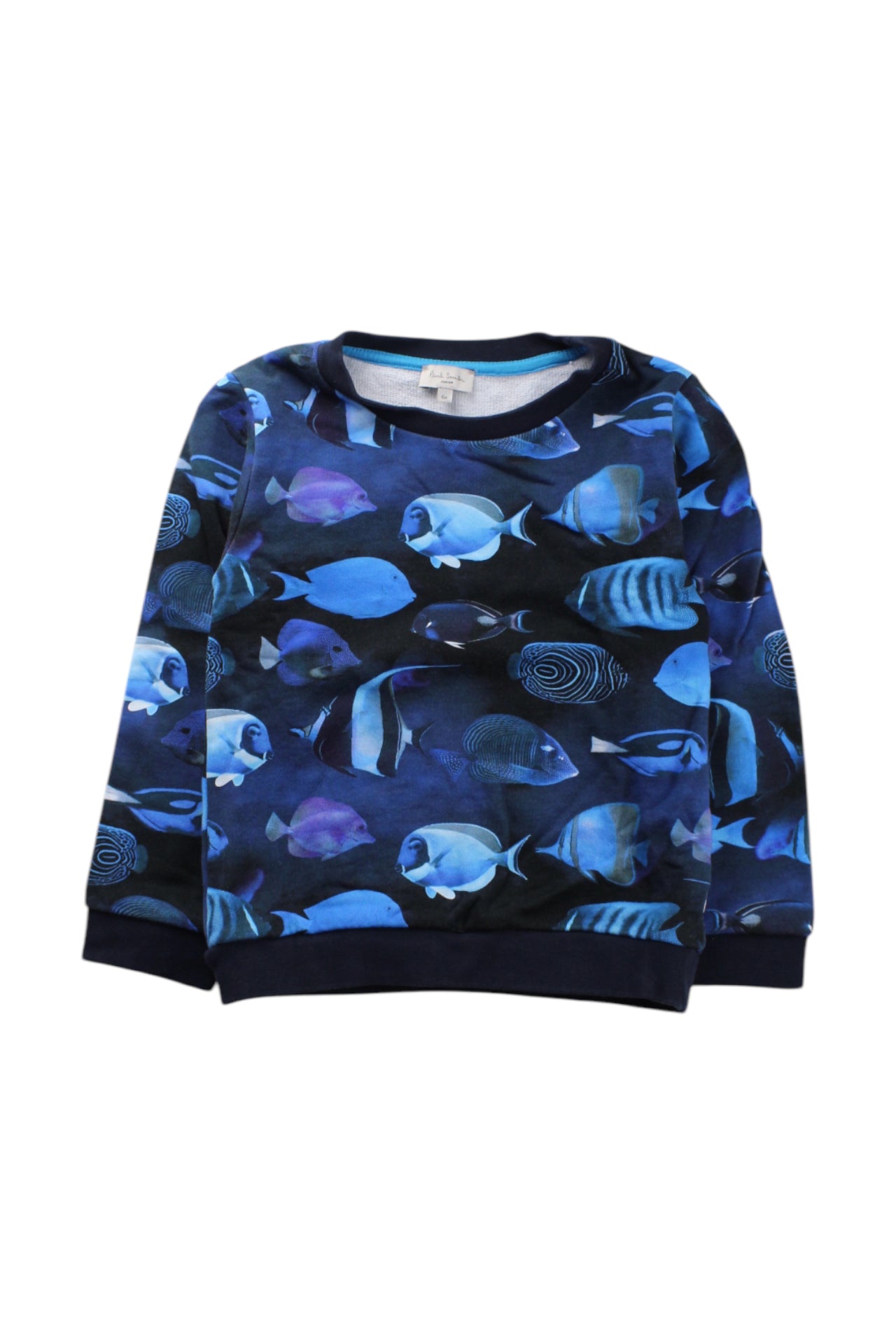 Paul Smith Fish Print Crewneck Sweatshirt 6T、mySite、g9winljtr