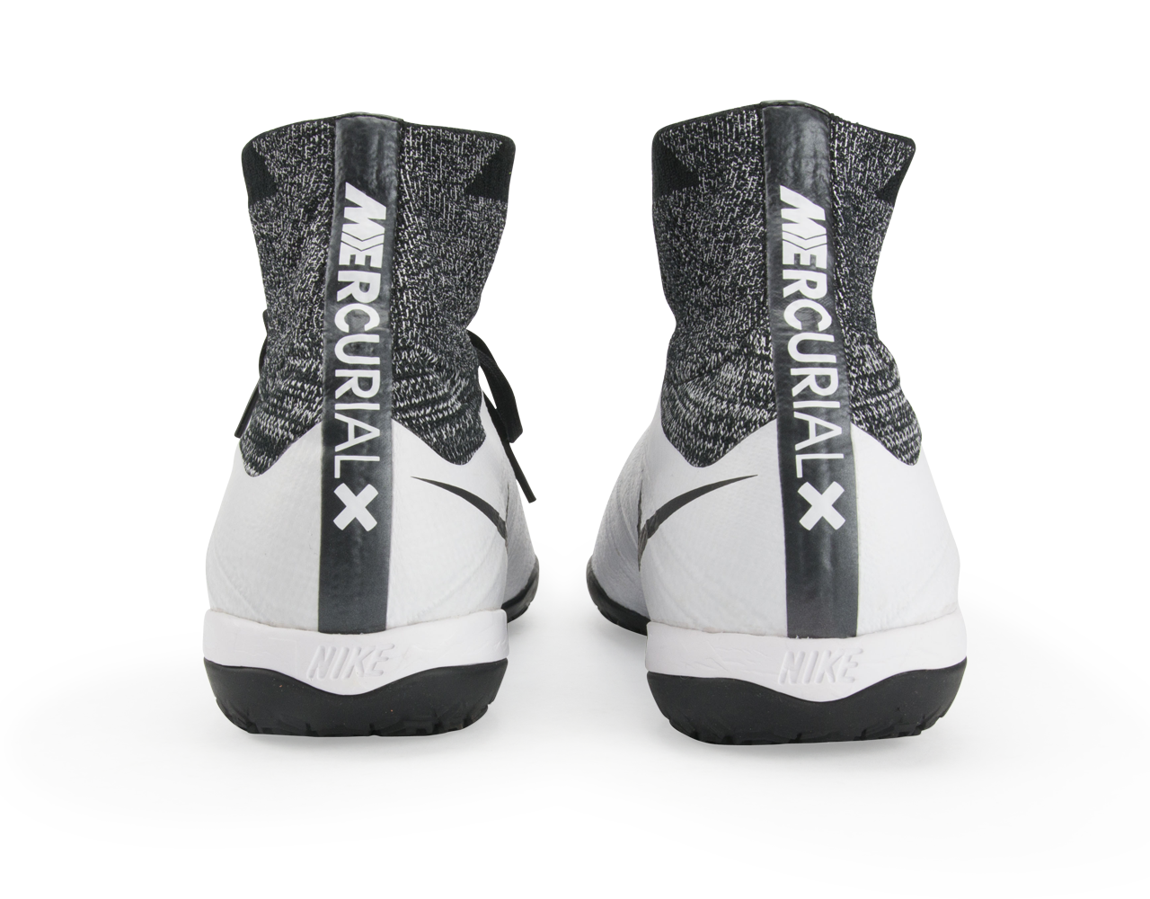 Nike Men's MercurialX Proximo Indoor Soccer Shoes White/Black、mySite、noshort
