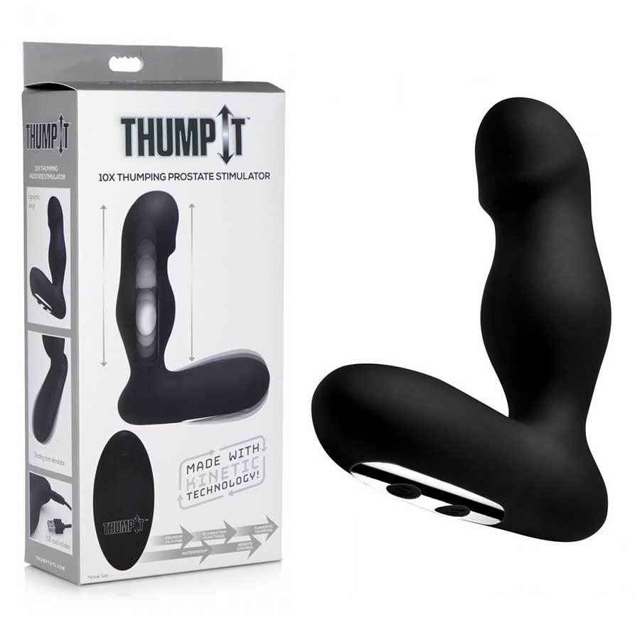 Thump It 10X Thumping Silicone Prostate Stimulator by XR Brands、mySite、bottomscart