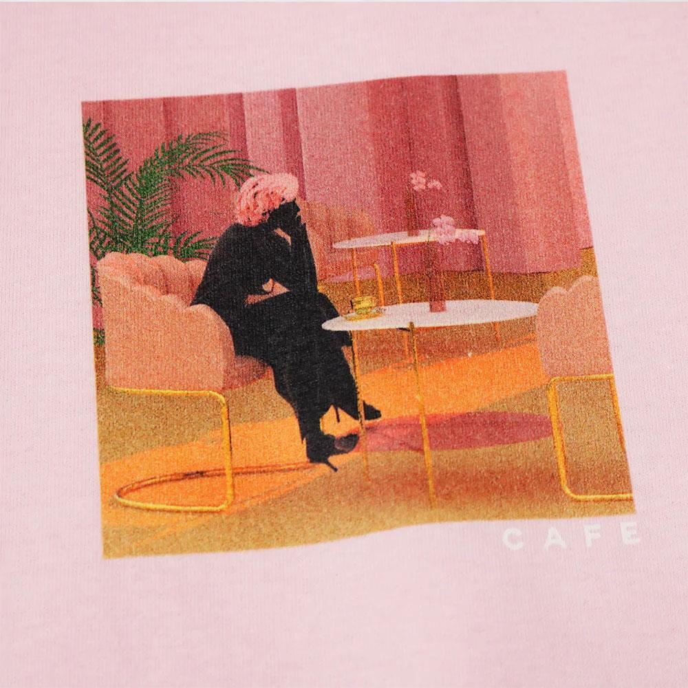  Skateboard Cafe Unexpected Beauty Longsleeve T-Shirt - Pink、mySite、merchandisen