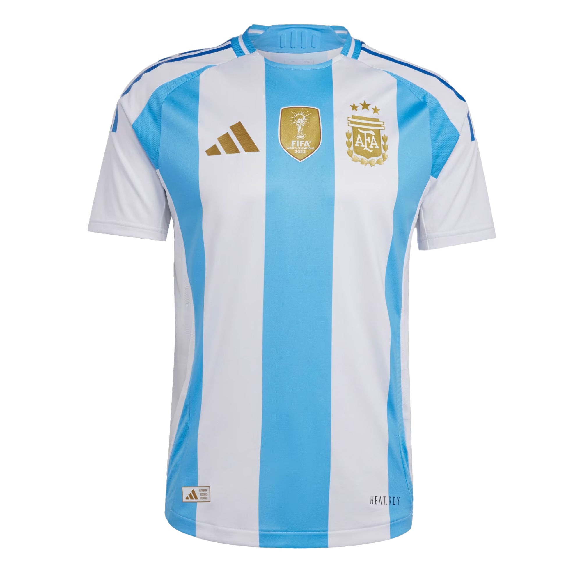 adidas Men's Argentina 2024/25 Authentic Home Jersey White/Blue Burst、mySite、noshort