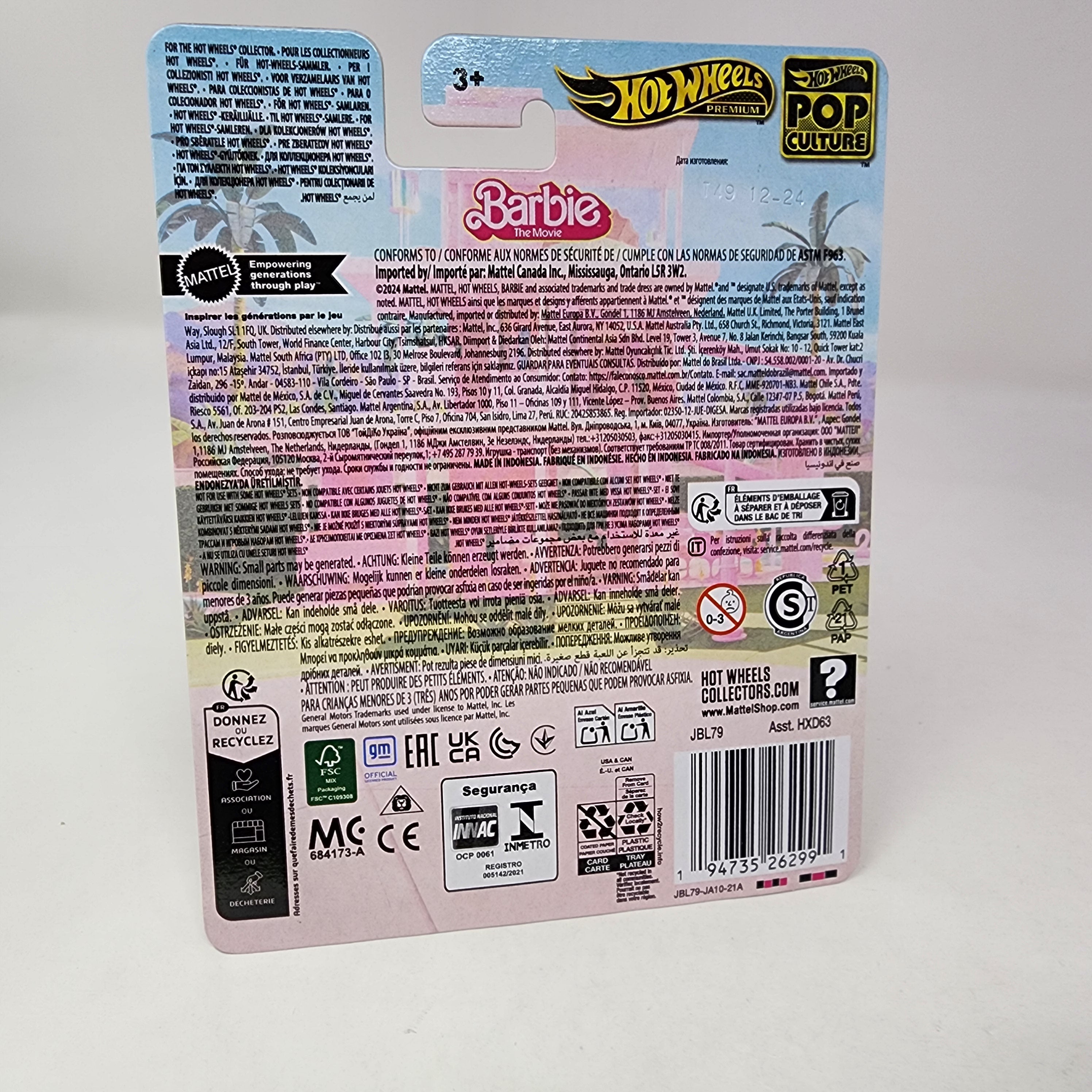 1956 Corvette Barbie The Movie * 2025 Hot Wheels Pop Culture Case H、mySite、hgirdovlk