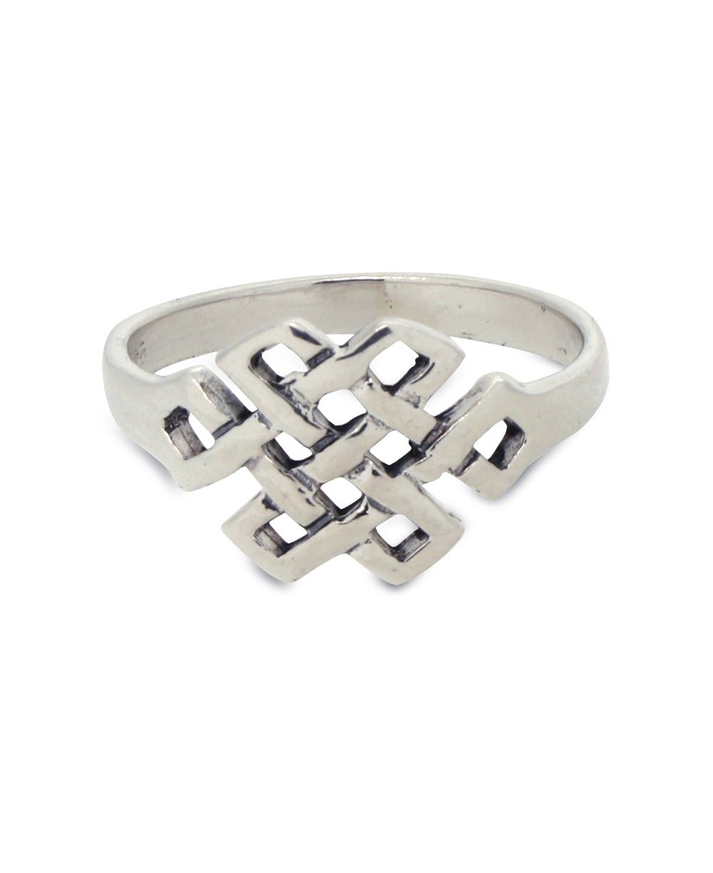 Sterling Silver Infinite Knot Ring、mySite、topwebapps