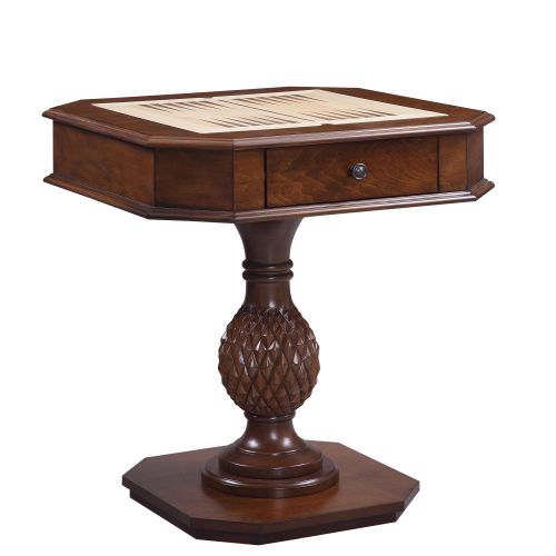 Galini White Finish Game Table、、casual