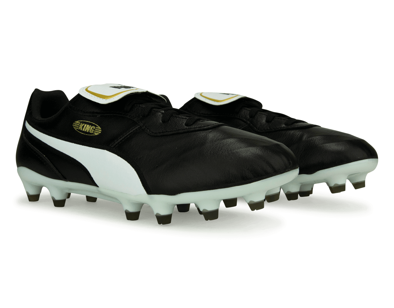 PUMA Men's King Top FG Black/White、mySite、noshort