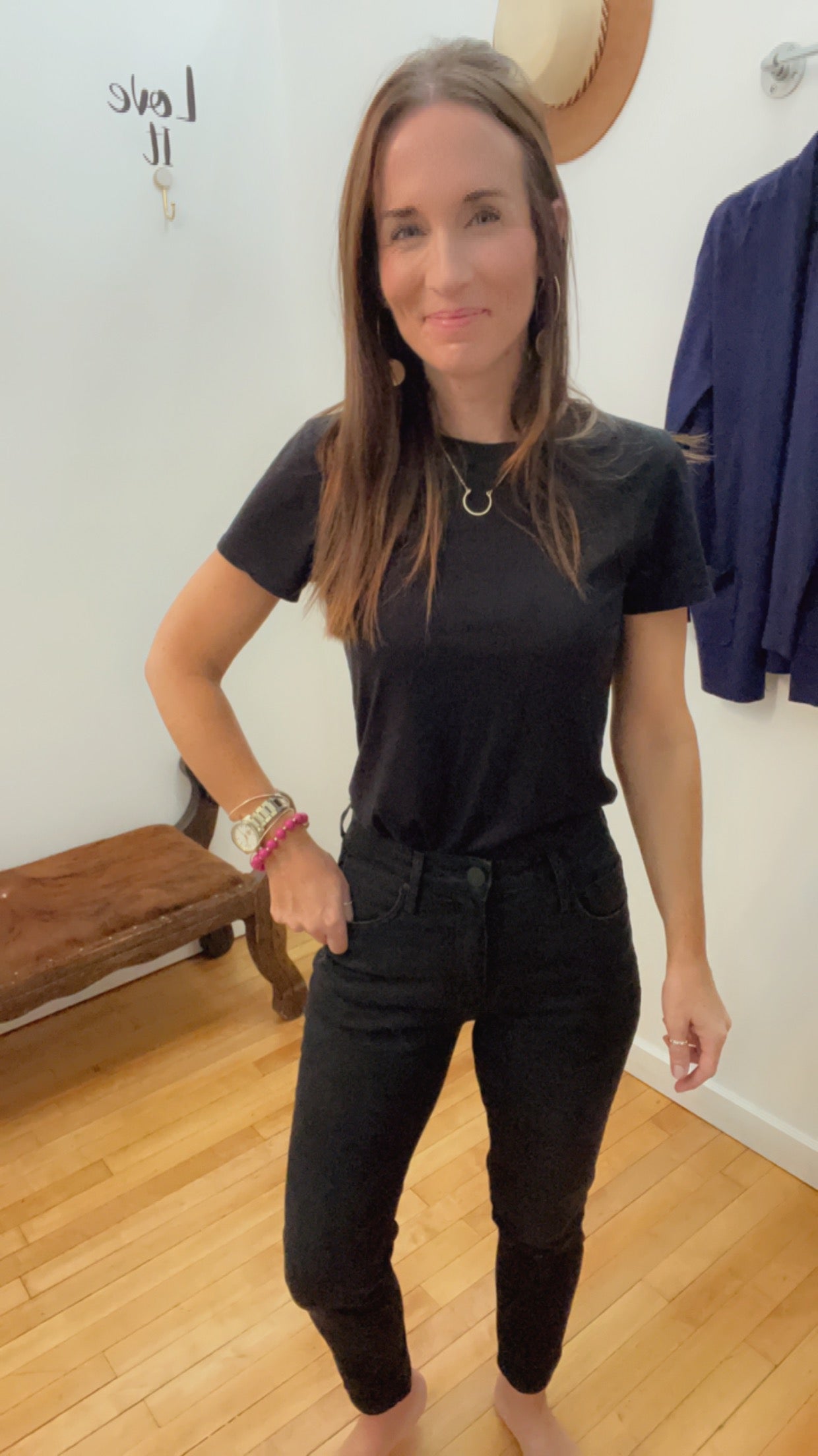 Kut from the Kloth Rachael Black Jeans、mySite、garagedoors4me