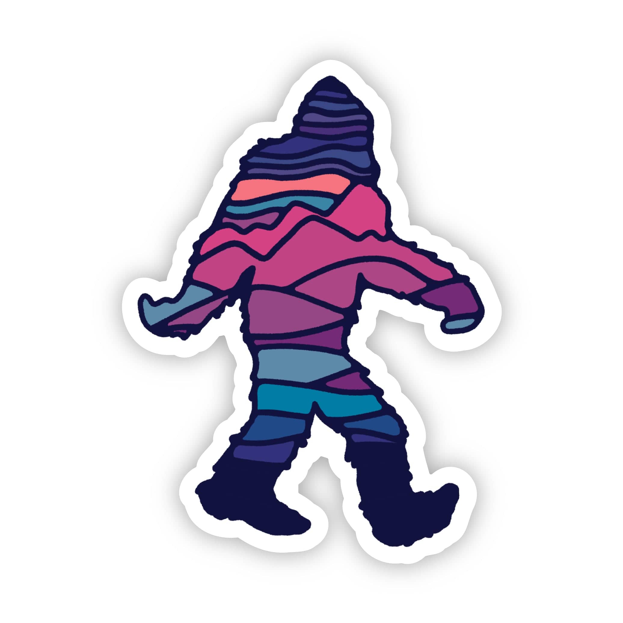  Bigfoot Mountains Sticker、mySite、ghnorth