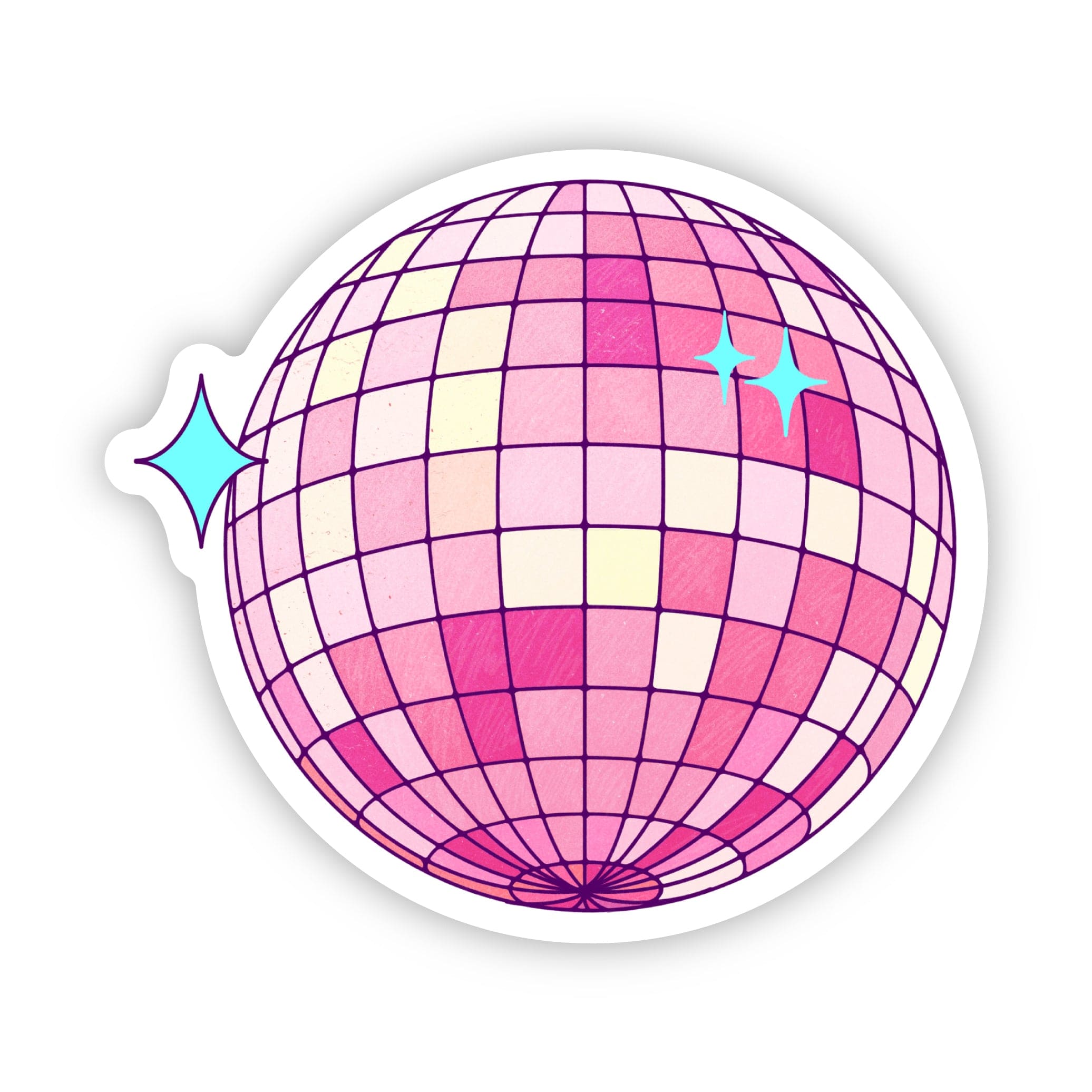  Discoball pink sticker、mySite、elrpsem3k