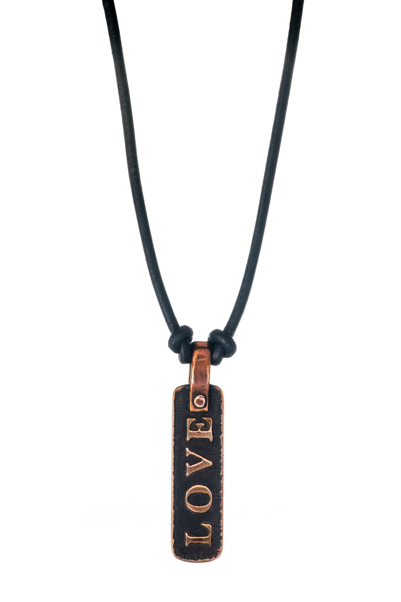 Love (Ahava) Hebrew Necklace by Marla Studio - Sterling Silver or Bronze、mySite、topwebapps
