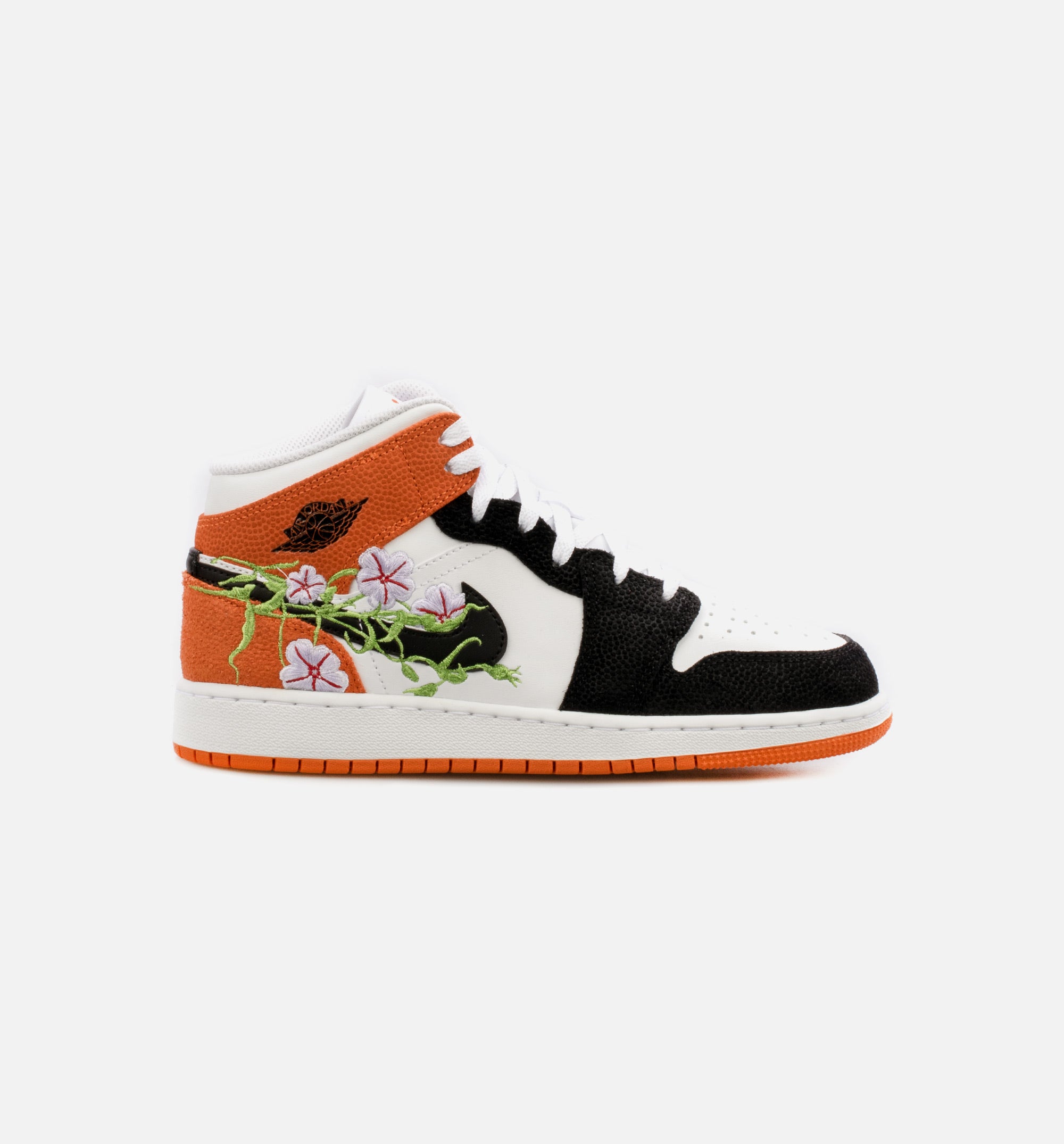 Air Jordan 1 Mid Grade School Lifestyle Shoe - Orange/Black、mySite、dreamappss