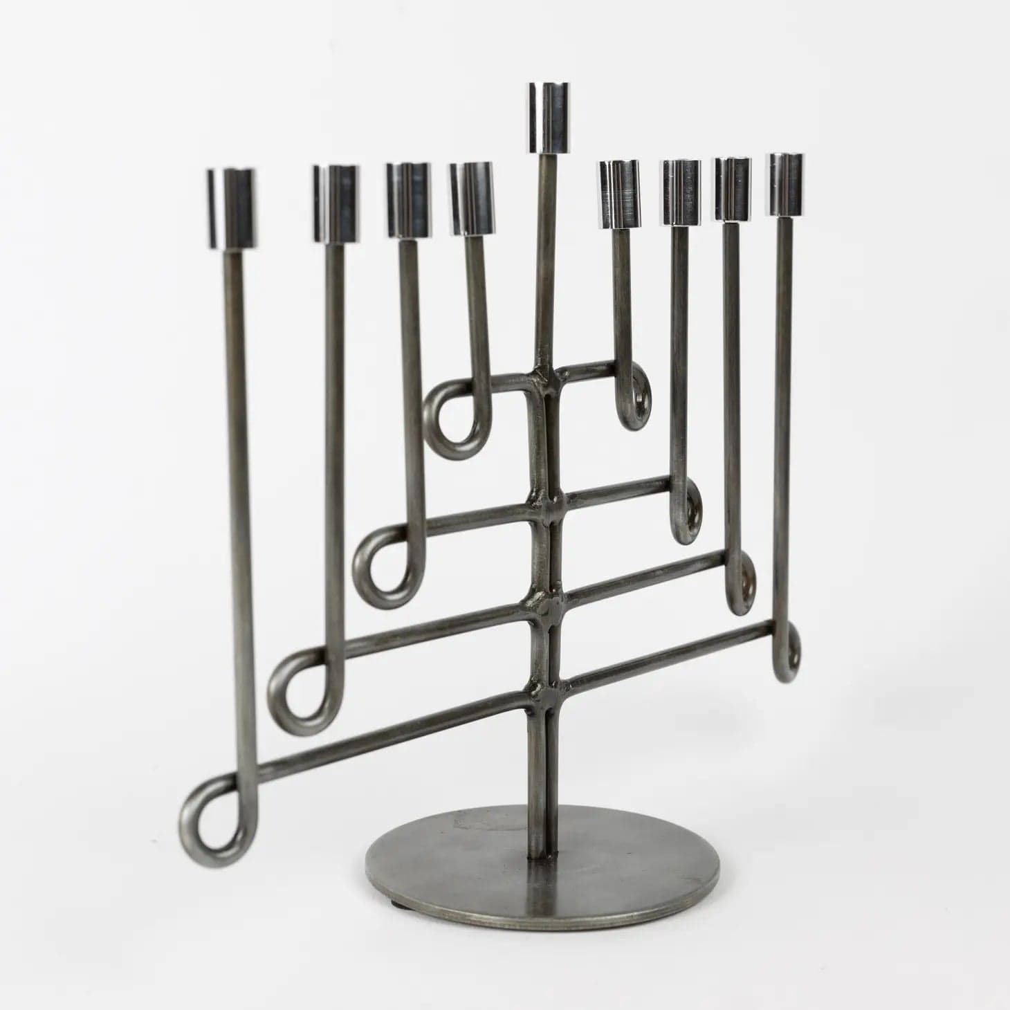 Antiqued Twisted Iron Menorah、mySite、topwebapps