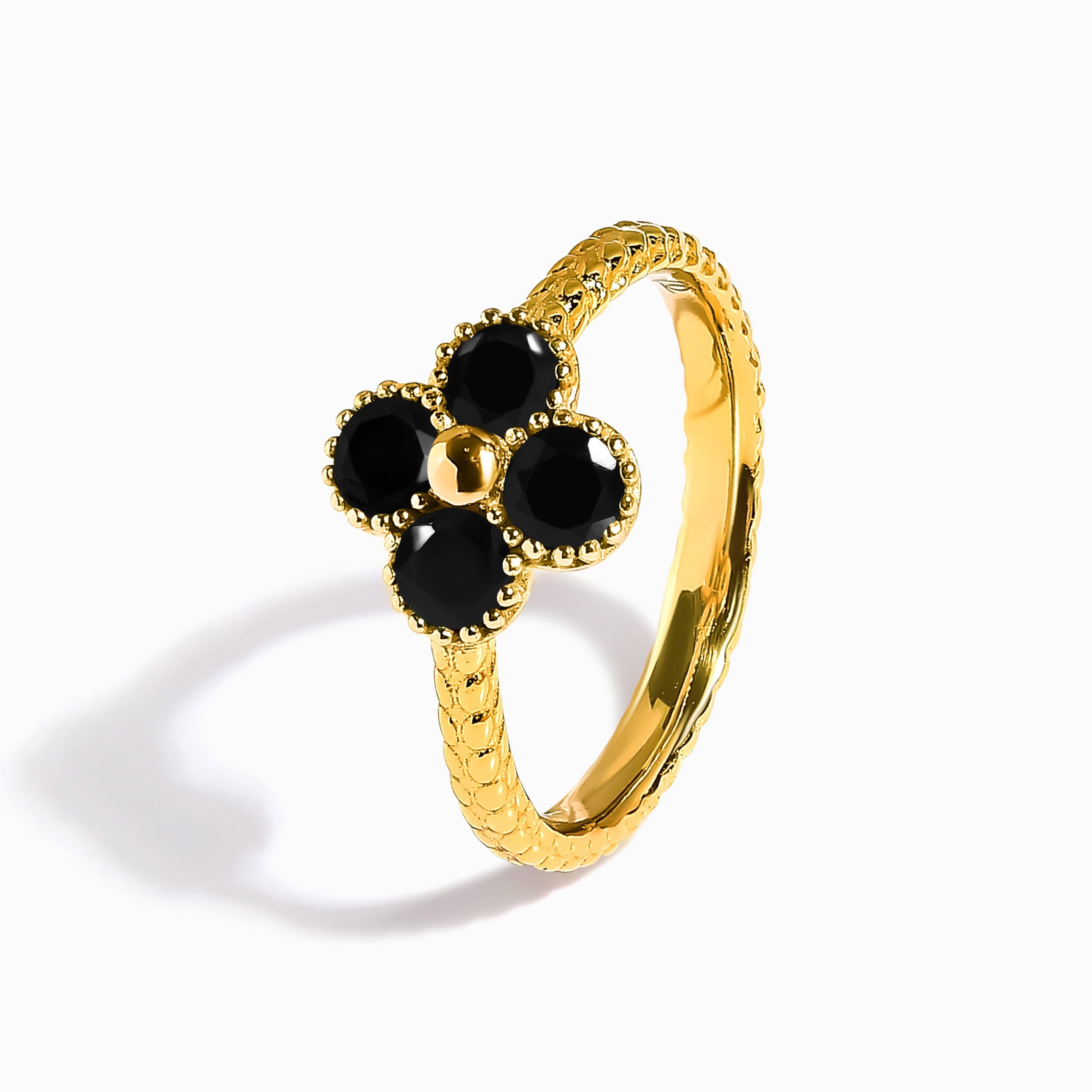 Lucky Me Ring - Black Obsidian、mySite、hinf8tx79