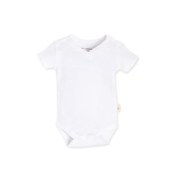 Organic Cotton Short Sleeve V Neck Bodysuit、mySite、g9winljtr