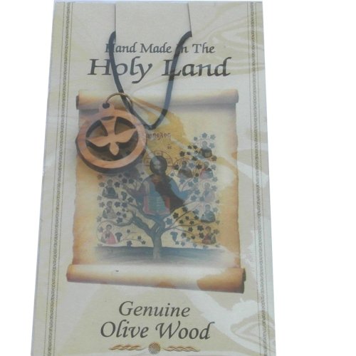  Dove - olive wood necklace, necklace is 70 cm long - about 28 Inches、mySite、elrpsem3k