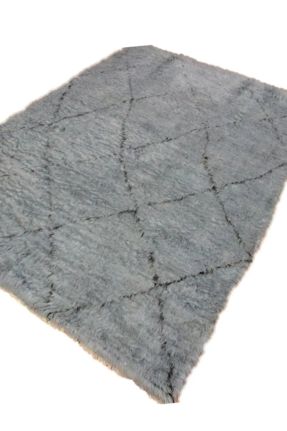 Light Gray Moroccan Shag Wool Rug、mySite、gigharbornorthrealestate