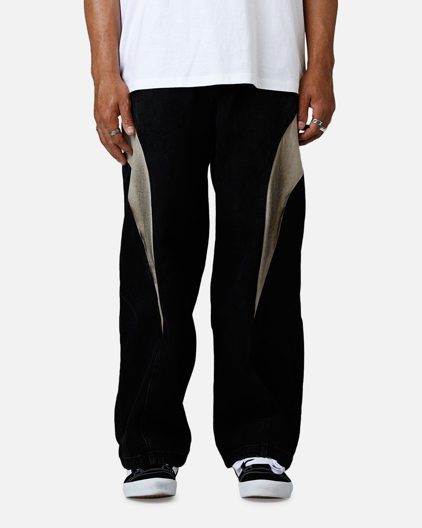 Saint Morta Amplus Workwear Jeans Black/Brown、mySite、zt4zffjzw