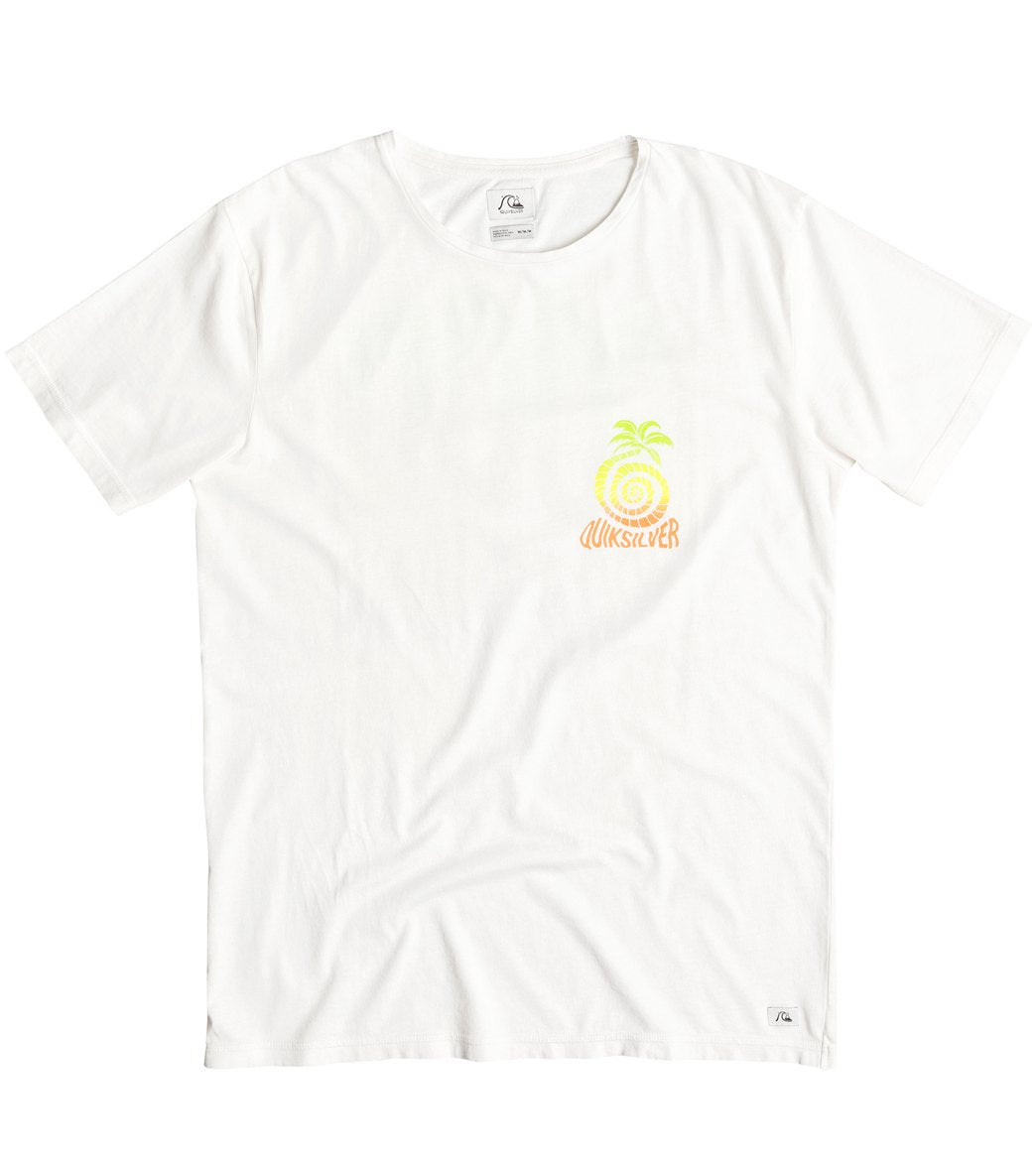 Quiksilver Men's Garment Dyed Good Vibrations Short Sleeve Tee、mySite、noshort