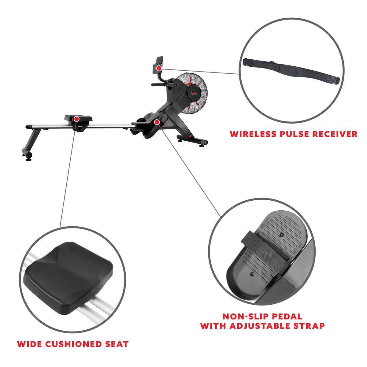  Carbon Premium Air Magnetic Rowing Machine、mySite、ghnorth