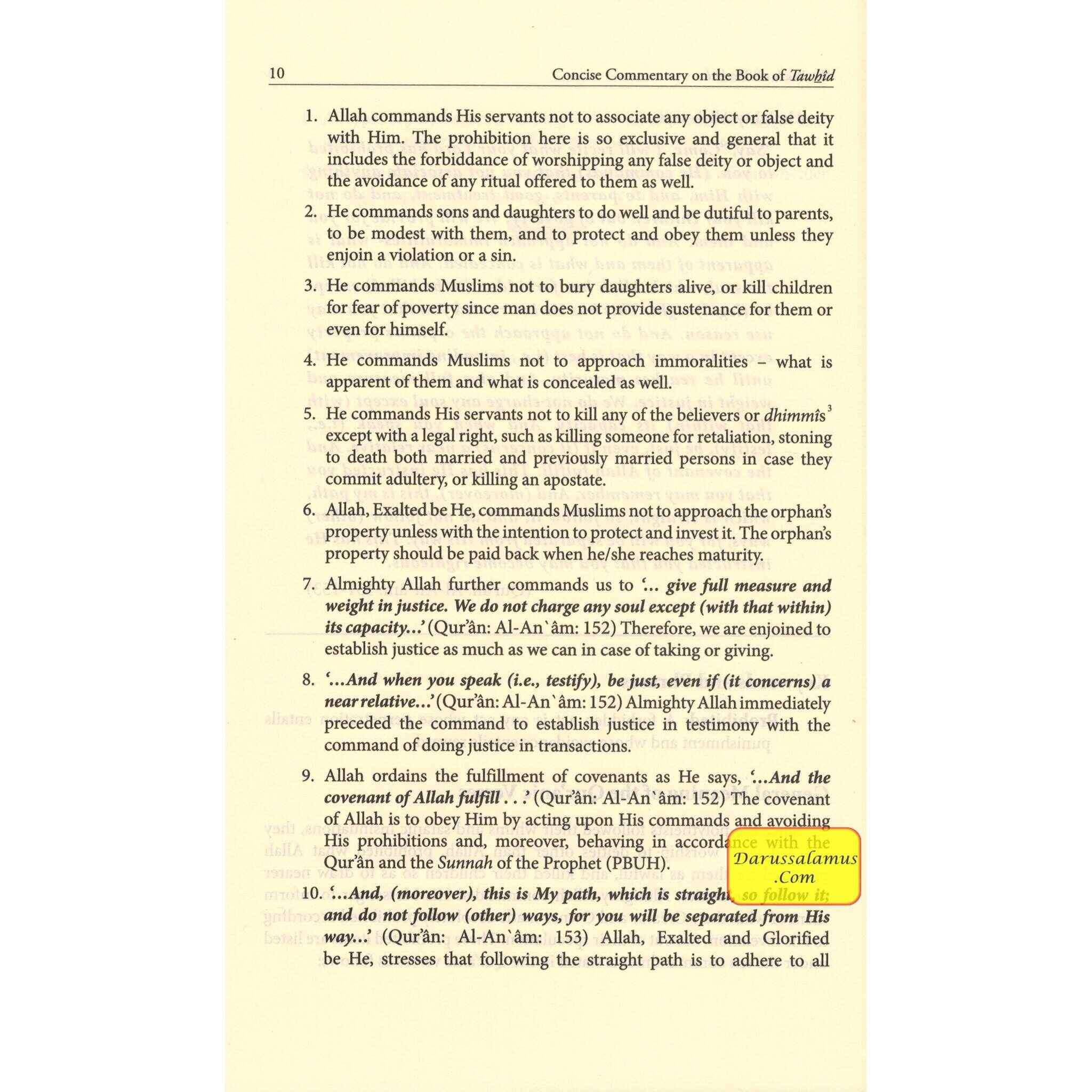 Concise Commentary on the Book of Tawhid By Dr Salih Al-Fawzan、mySite、topwebapps