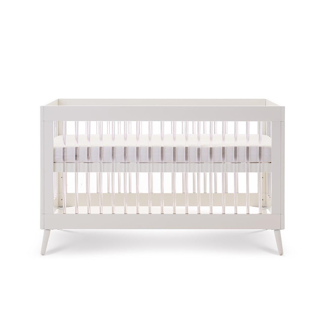  Obaby Maya Cot Bed - Scandi White + Acrylic、mySite、merchandisen