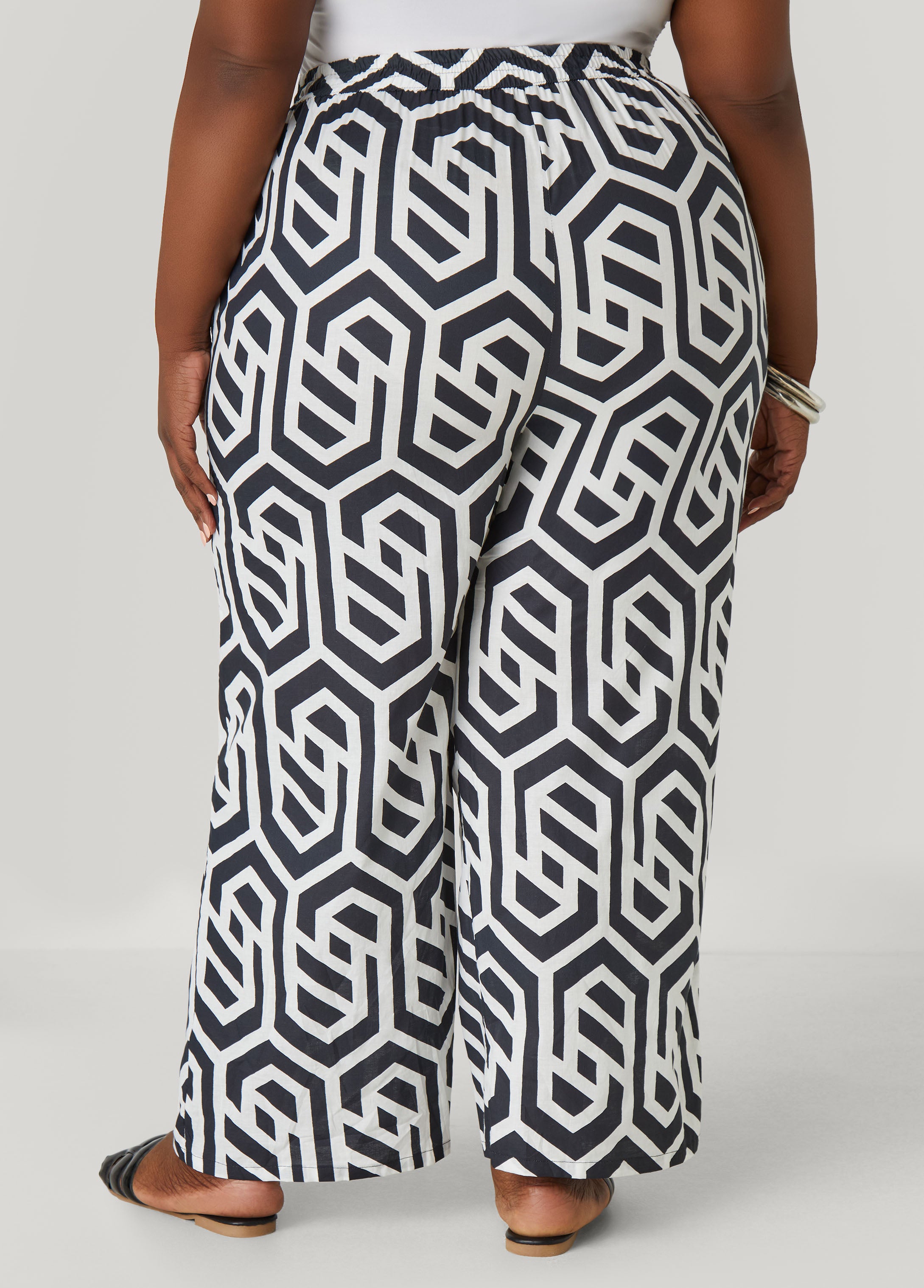 Geo Print Cotton Pants、mySite、bengalsvssteelers