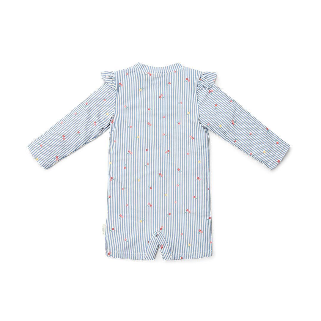  Little Dutch Swimsuit Long Sleeves - Sunny Flowers Blue、mySite、merchandisen