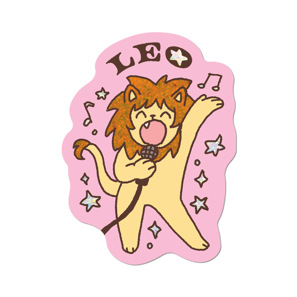  Leo Zodiac Vinyl Sticker Decals、mySite、ghnorth
