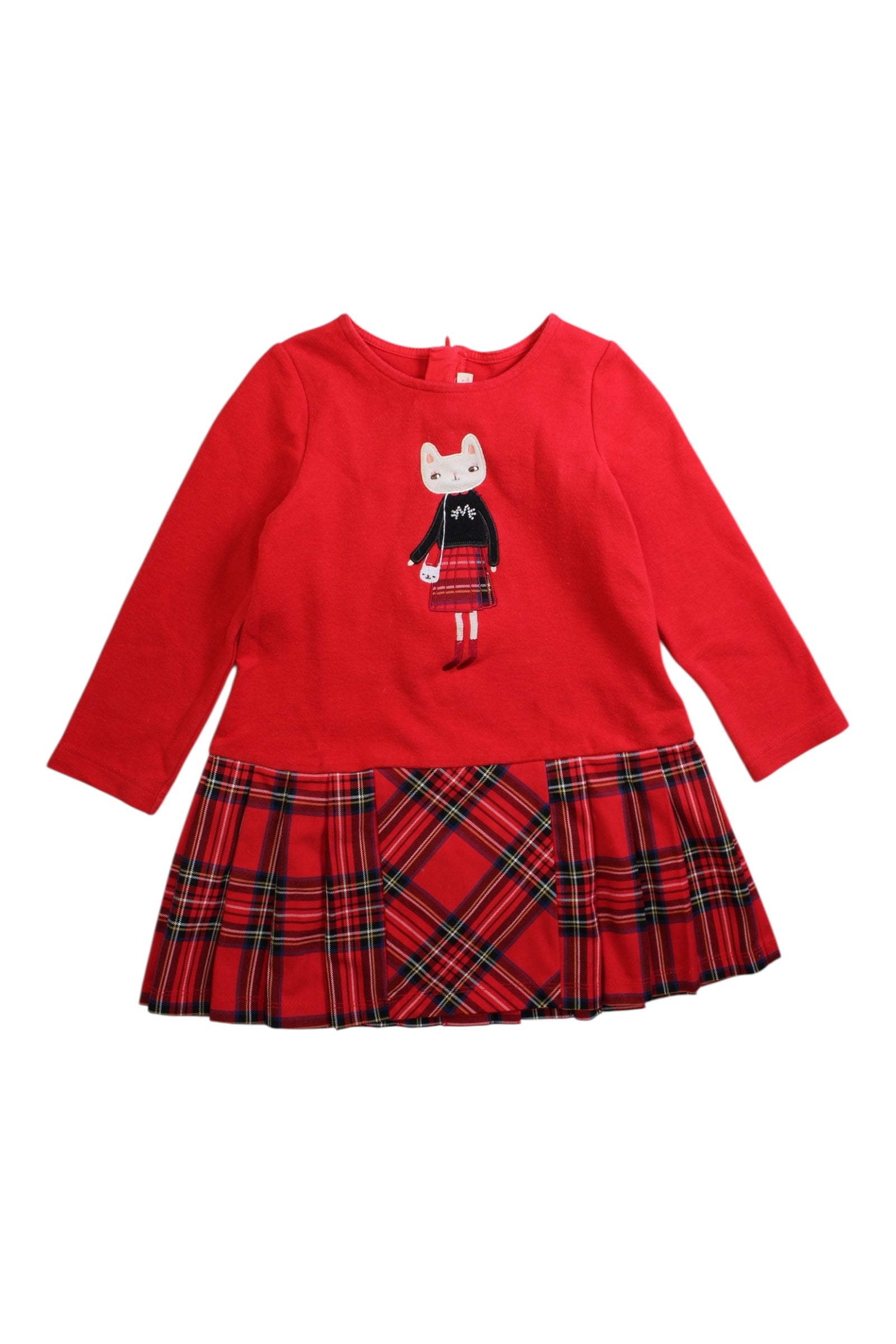 Momonittu Long Sleeve Animal Dress 4T、mySite、g9winljtr