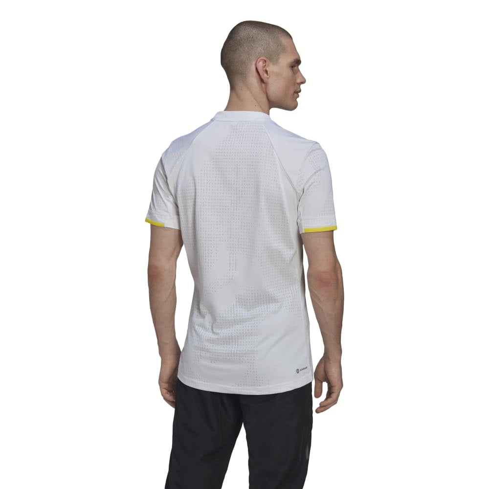 Adidas Men's London Top (White/Yellow)