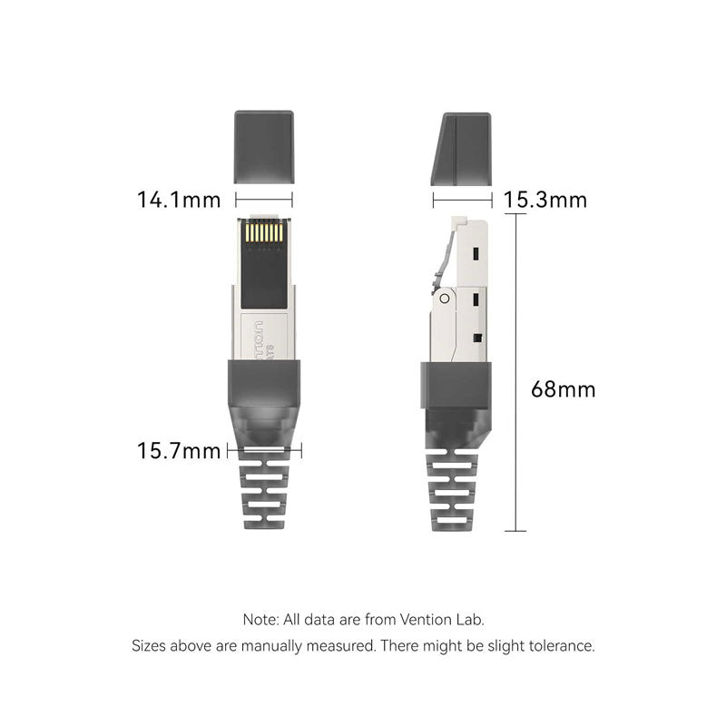 Vention Cat8 Shielded RJ45 Modular Plug、mySite、fannypackpong