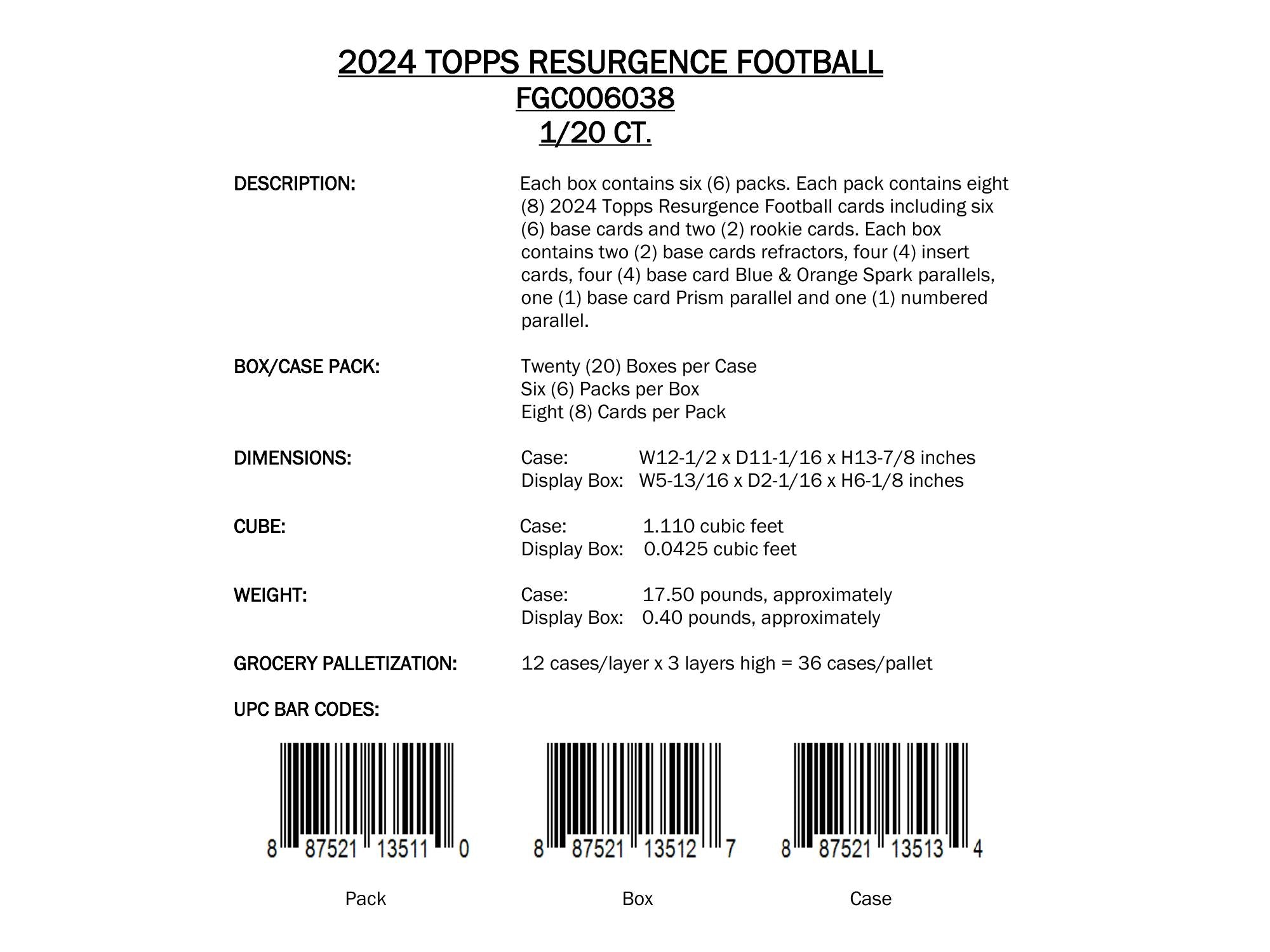 Topps Resurgence Football 2024 - Mega Box、mySite、waistdrama