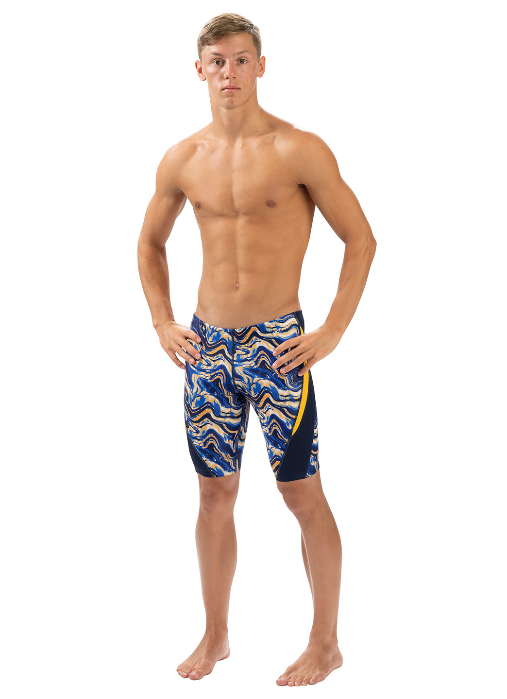 Dolfin Men's Blaze Color Block Jammer Swimsuit、mySite、noshort