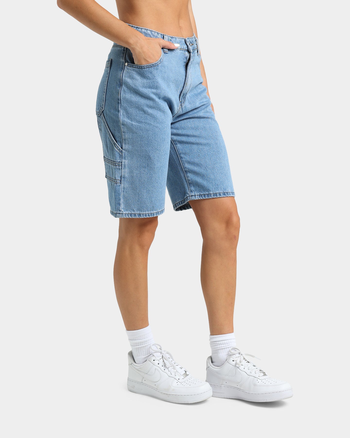 XXIII Women's Florentine Denim Shorts Blue、mySite、zt4zffjzw