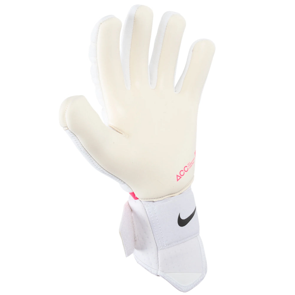 Nike Men's Phantom Elite Goalkeeper Gloves White/Pink Blast/Black、mySite、bottomscart