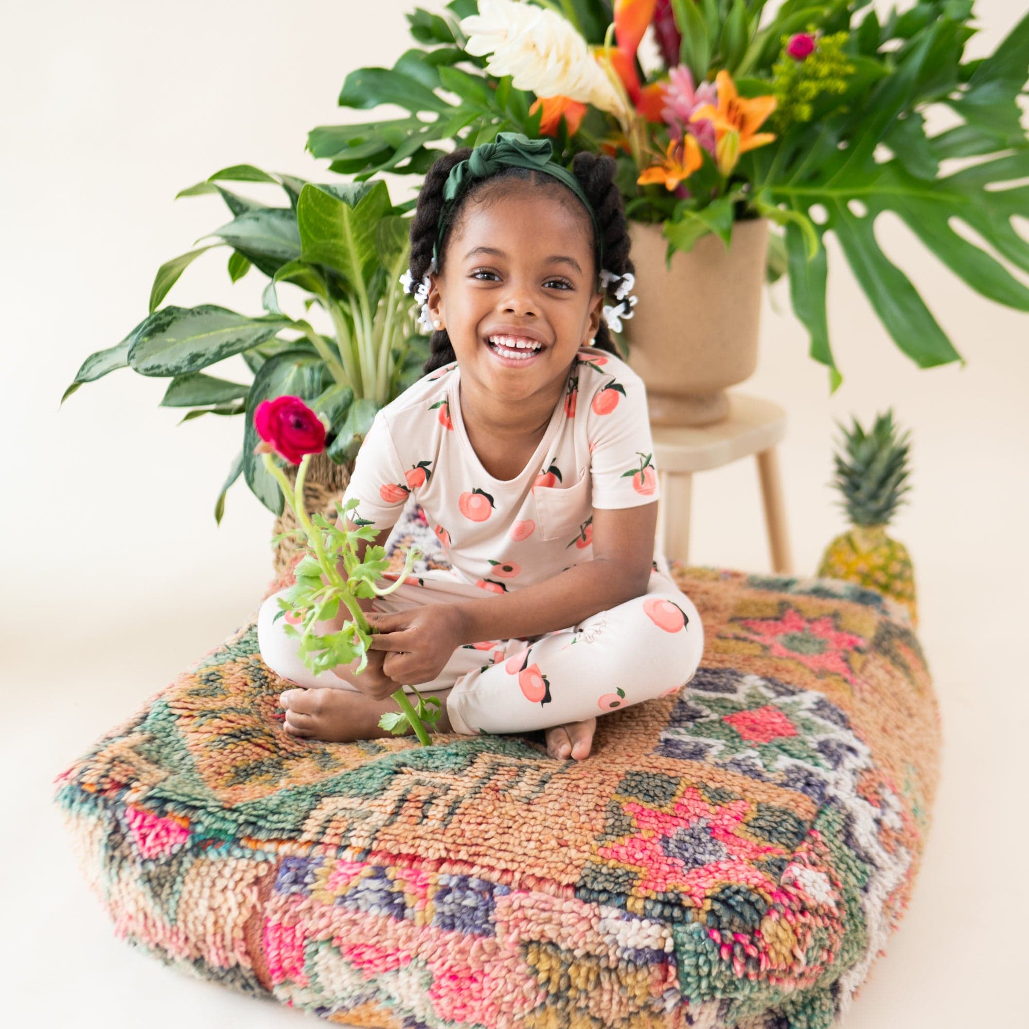  Short Sleeve with Pants Pajamas in Peach、mySite、layawaytickets