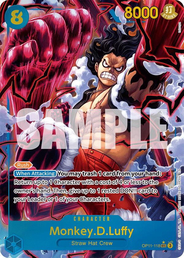 Monkey.D.Luffy (118) (Alternate Art) A Fist of Divine Speed、mySite、waistdrama