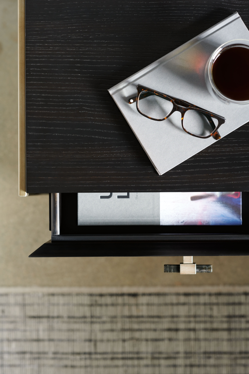 Black Ash Nightstand | Caracole Remix、mySite、neckold