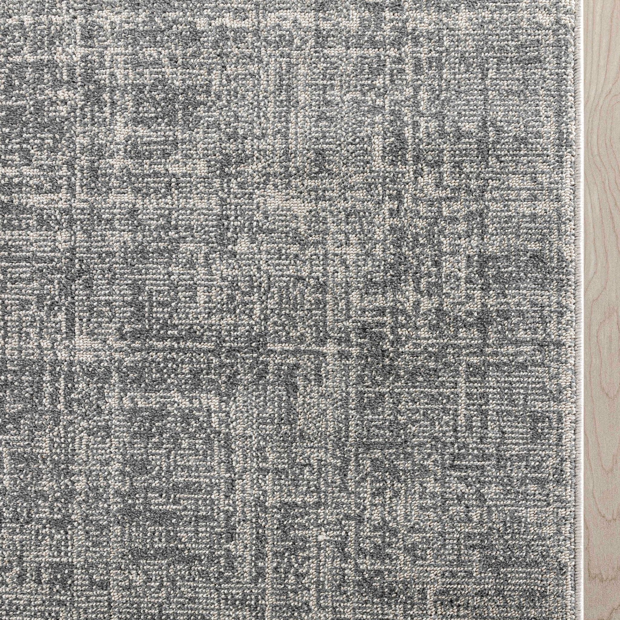 Custom Size Hallway & Stair Runner - Como Ivory Grey Choose Your Width x Choose Your Runner Length- Made to Order Runner - Ultra-Soft, Tweed Tonal Colors - Looped Pile、mySite、gigharbornorthrealestate