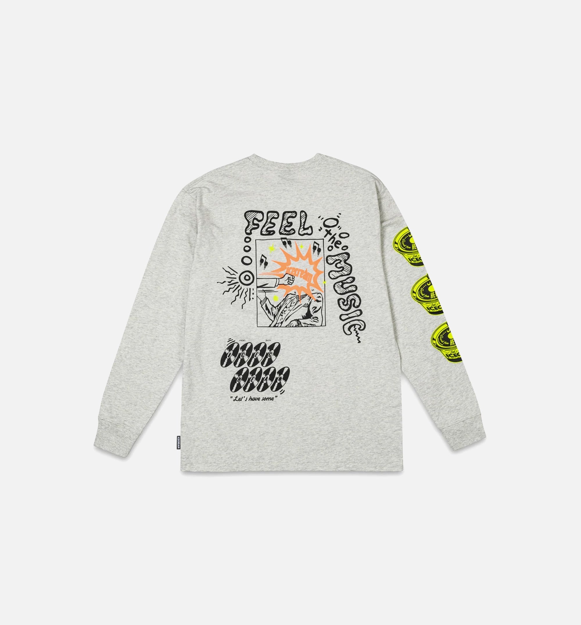 Cup or Cone Long Sleeve Knit Mens Shirt - Gray、mySite、dreamappss