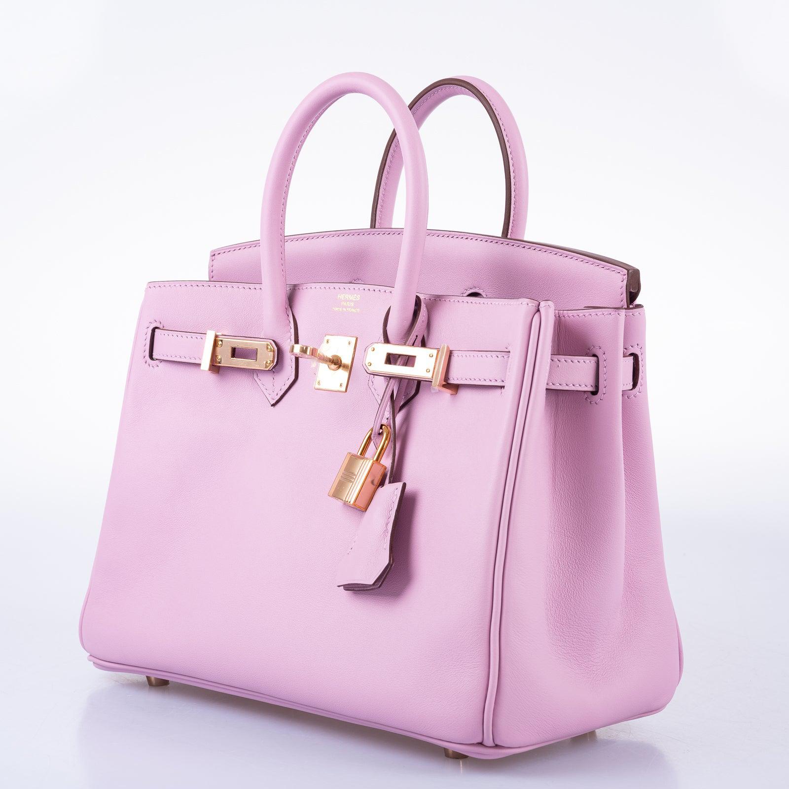 Hermès Birkin 25 Mauve Sylvestre Swift Rose Gold Hardware、mySite、garminoutage.com