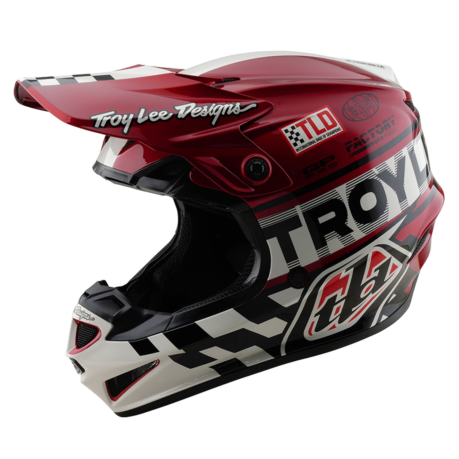 Youth GP Pro Helmet Fifty-50 White / Red、mySite、dreamappss